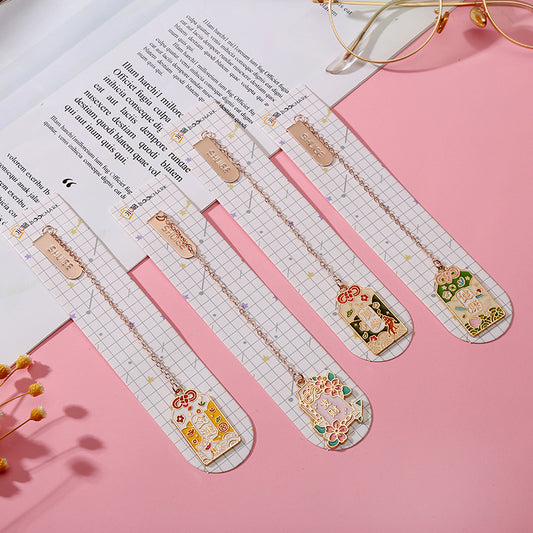 Beautiful Chinese Bookmark - Cherry Bomb