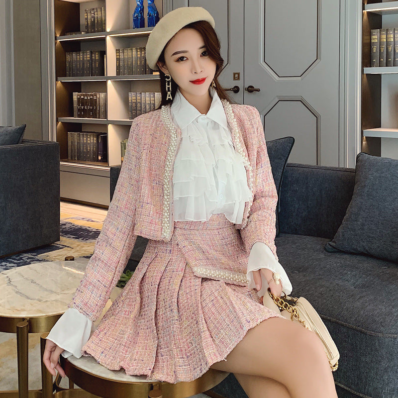 Princess Tweed Suit - Cherry Bomb