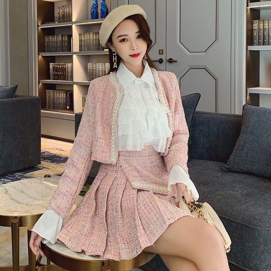 Princess Tweed Suit - Cherry Bomb