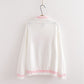 Strawberry Milk Turtleneck Sweater - Cherry Bomb