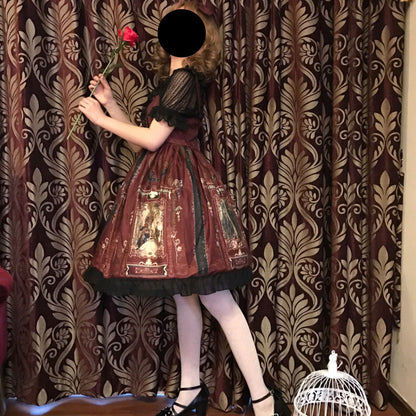 Vintage Princess Gothic Lolita Dress - Cherry Bomb