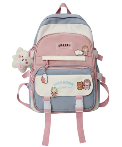 Stylish Fashion All-match Backpack - Cherry Bomb