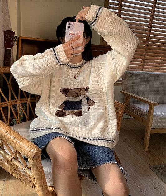 Cozy Bear Knit Sweater