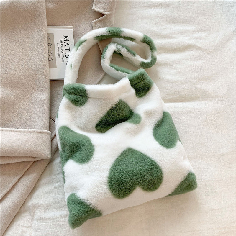 Plush Love Shoulder Bags - Cherry Bomb