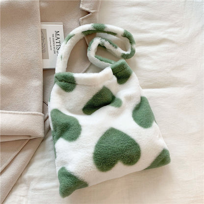 Plush Love Shoulder Bags - Cherry Bomb