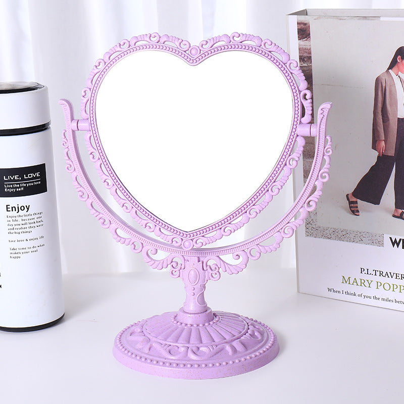 Heart Shaped Vintage Mirror - Cherry Bomb