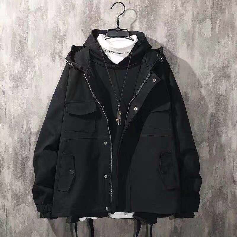 Casual Functional Style Jacket - Cherry Bomb