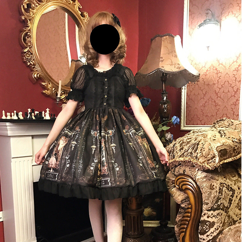 Vintage Princess Gothic Lolita Dress - Cherry Bomb