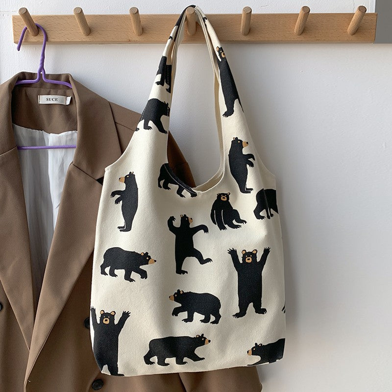Simple Casual Tote Bag - Cherry Bomb