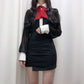 Chiffon Vintage Blouse - Cherry Bomb
