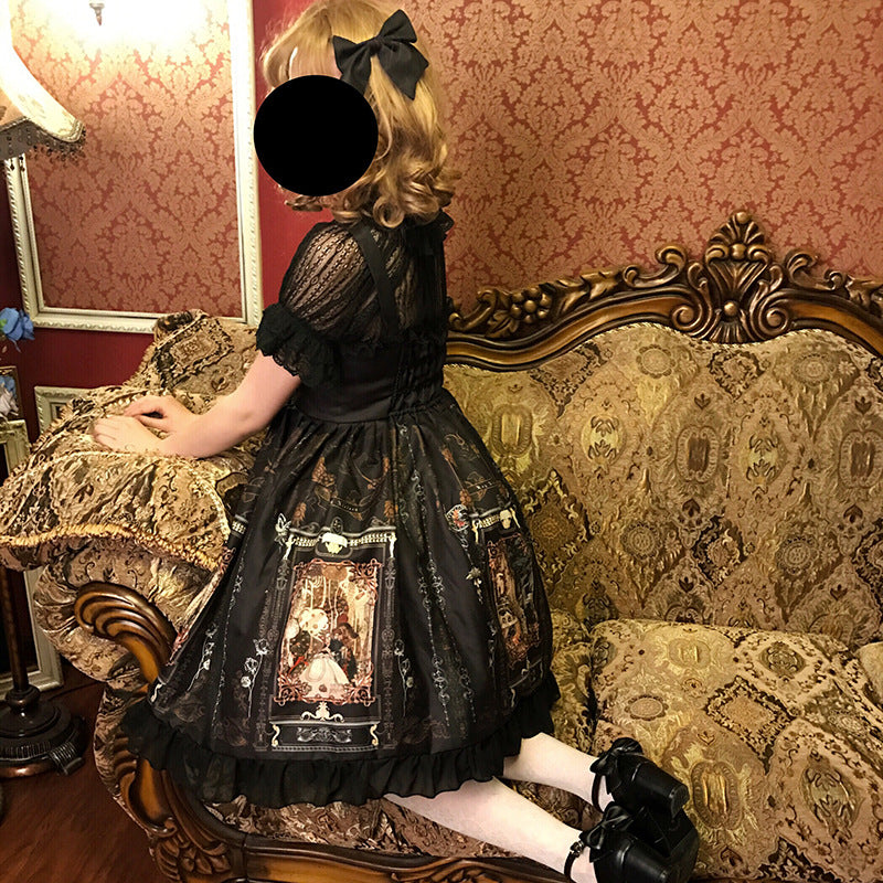 Vintage Princess Gothic Lolita Dress - Cherry Bomb