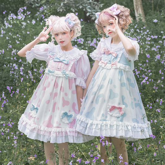 Milk Pudding Lolita Dress Set