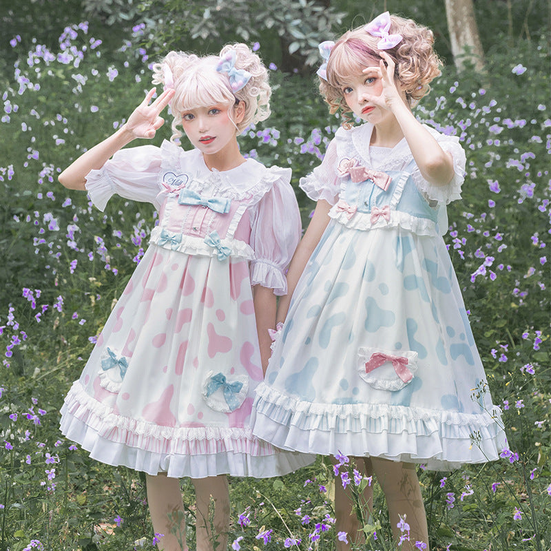 Milk Pudding Lolita Dress Set