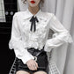 Blissfully Sweet Lace Blouse - Cherry Bomb