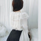 Chiffon Lace Blouse - Cherry Bomb