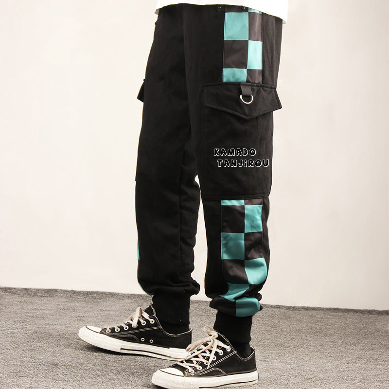 Tanjiro Demon Slayer Cargo Joggers