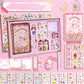 Kawaii Journal Stationary Kit - Cherry Bomb