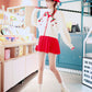 Strawberry Embroidery Knit Sweater - Cherry Bomb