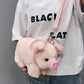 Piggy Plush Shoulder Bag - Cherry Bomb