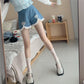 Honey Lace Denim Shorts