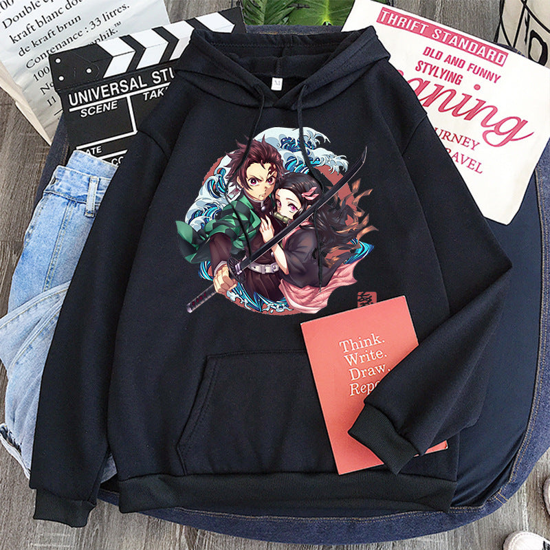 Anime Demon Slayer Hoodie | Tanjiro and Nezuko - Cherry Bomb