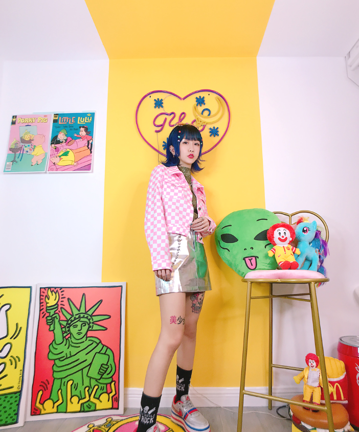 Checkerboard Plaid Jacket - Cherry Bomb