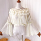 Chiffon Lace Blouse - Cherry Bomb