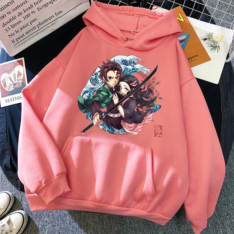 Anime Demon Slayer Hoodie | Tanjiro and Nezuko - Cherry Bomb