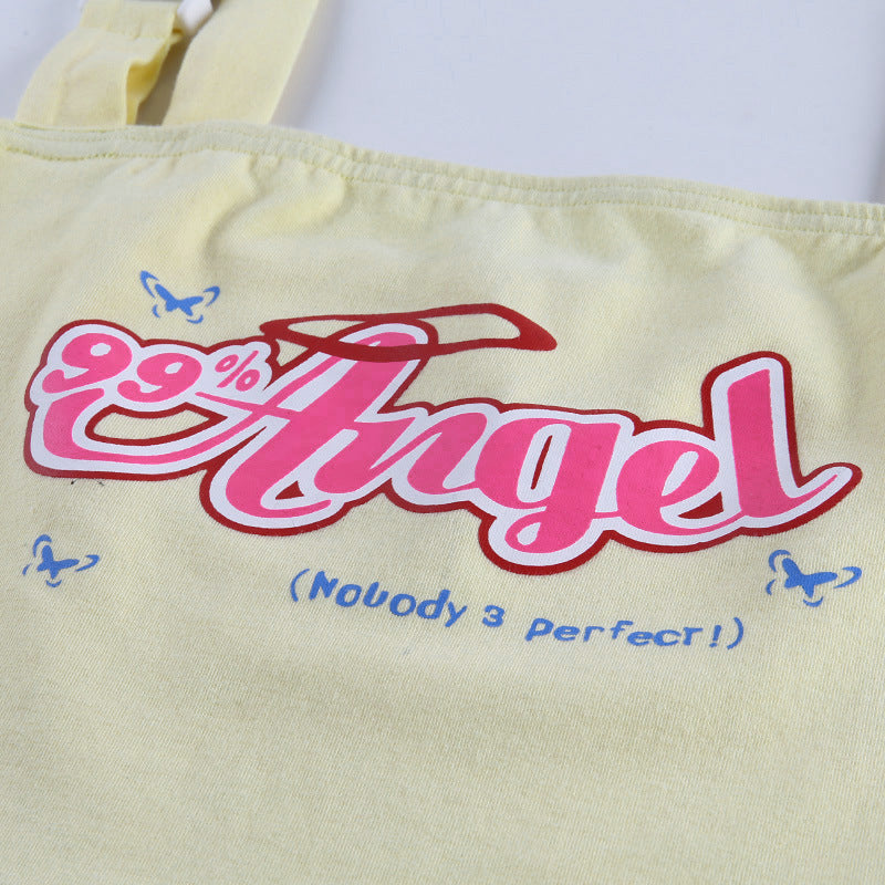 Angel Top with Buckle Straps - Cherry Bomb