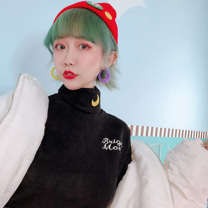 Bright Moon Embroidery Top