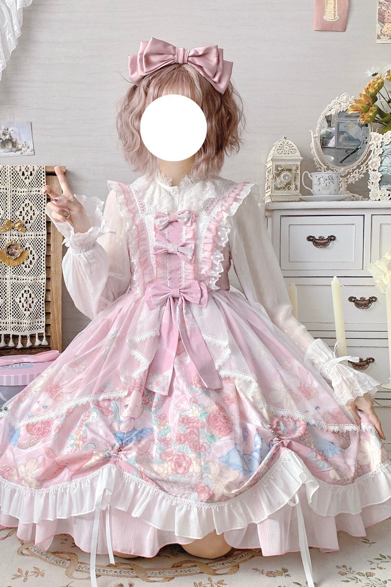 Bunny Fantasy Lolita Dress - Cherry Bomb