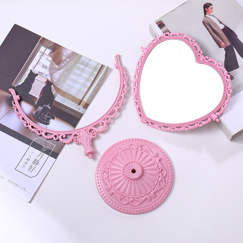 Heart Shaped Vintage Mirror - Cherry Bomb