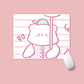 Pastel Kawaii Mouse Pad - Cherry Bomb