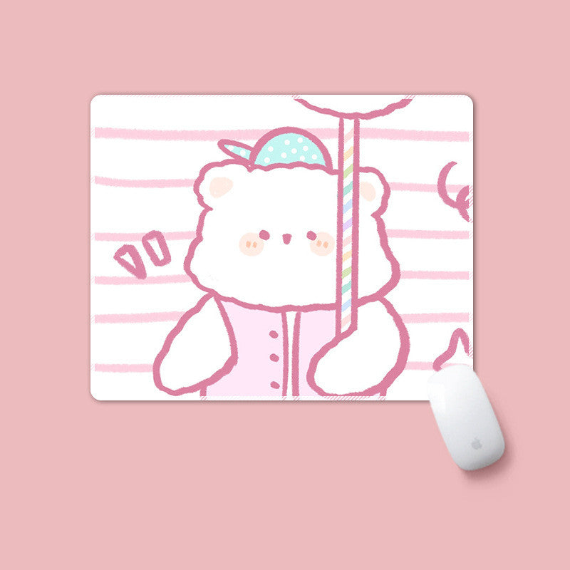 Pastel Kawaii Mouse Pad - Cherry Bomb