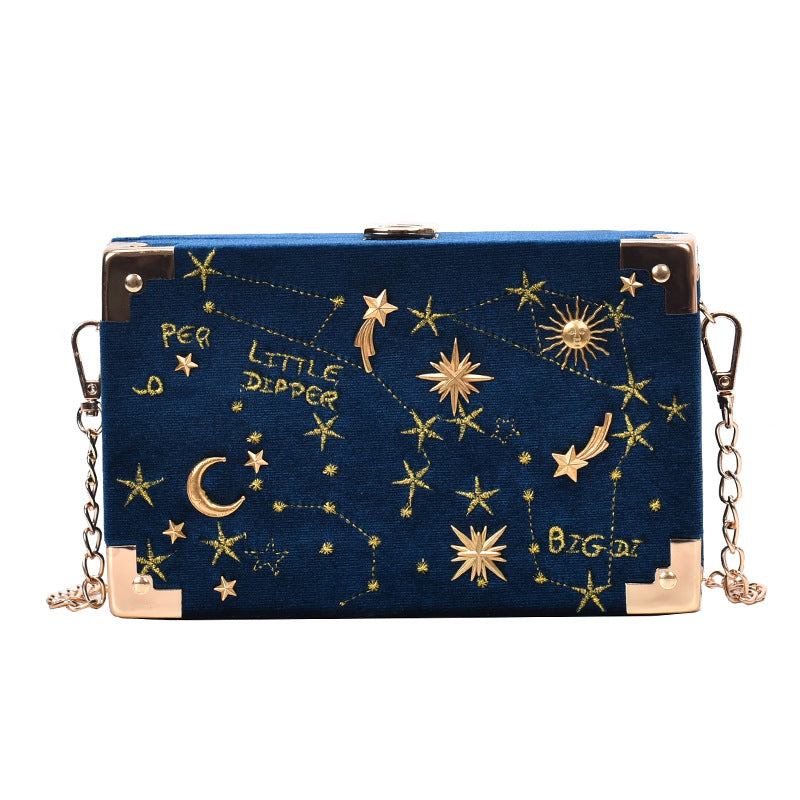 Astronomy Stars Handbag - Cherry Bomb