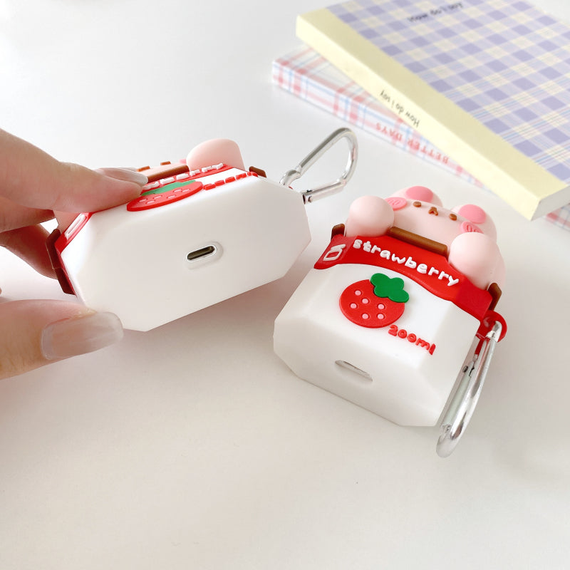 Cute Strawberry Earphone Case - Cherry Bomb