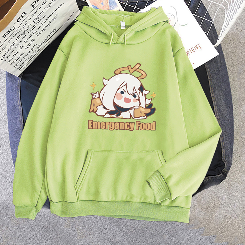 Paimon Emergency Food Hoodie - Cherry Bomb