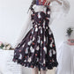 Strawberry Bunny Ruffled Dress Set - Cherry Bomb