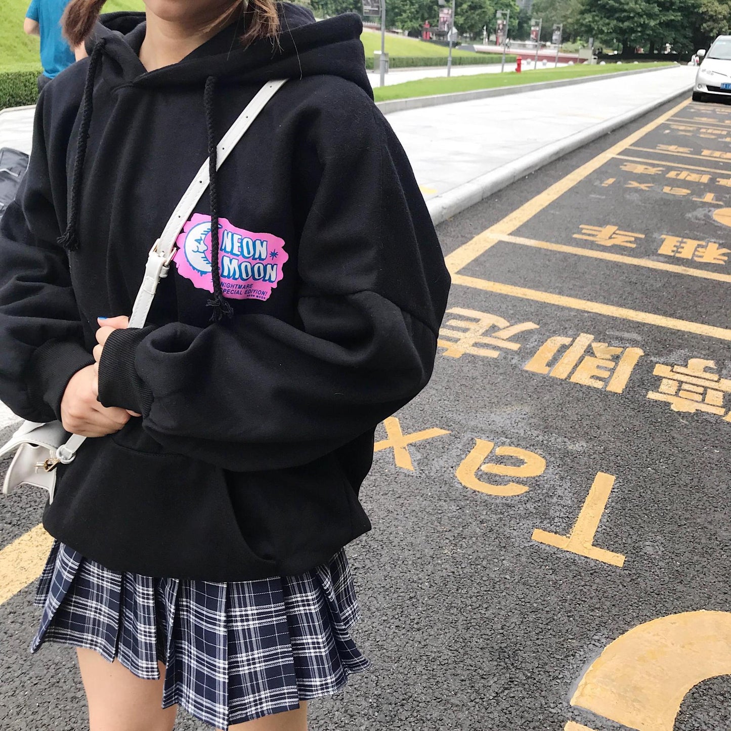 Neon Moon Hoodie - Cherry Bomb