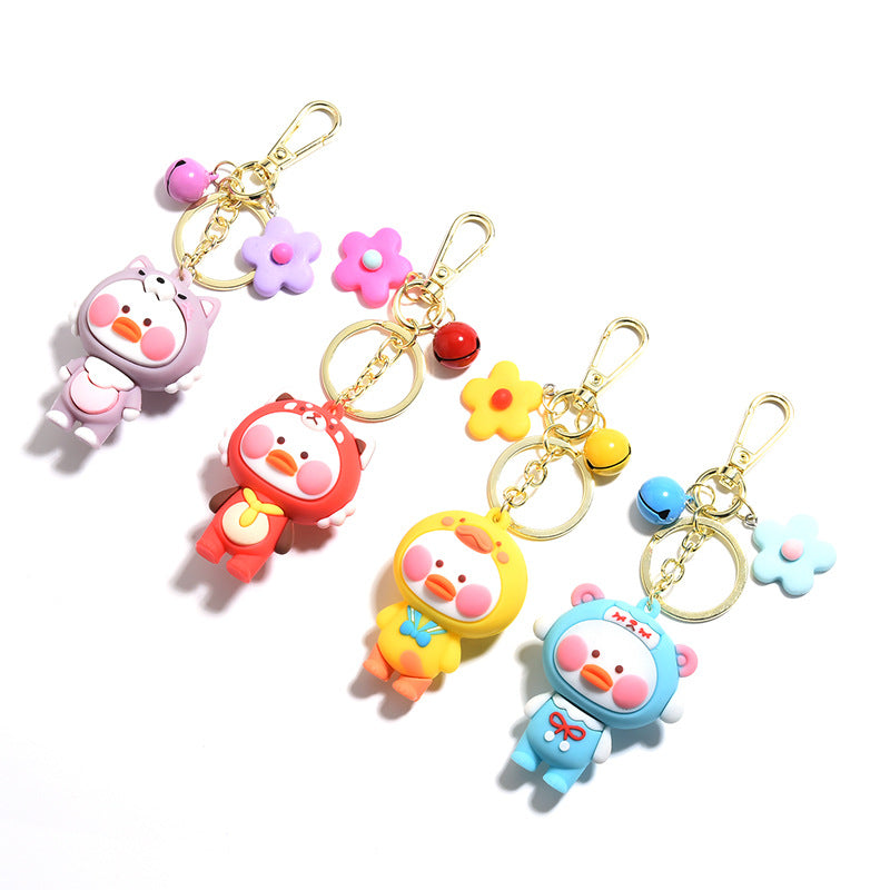 Kawaii Duck Doll Keychain Pendant