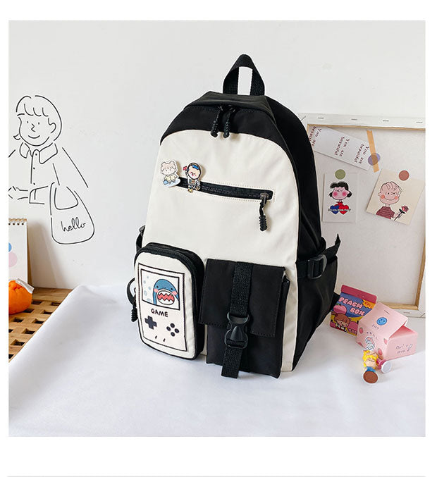 Vintage Game Backpack - Cherry Bomb