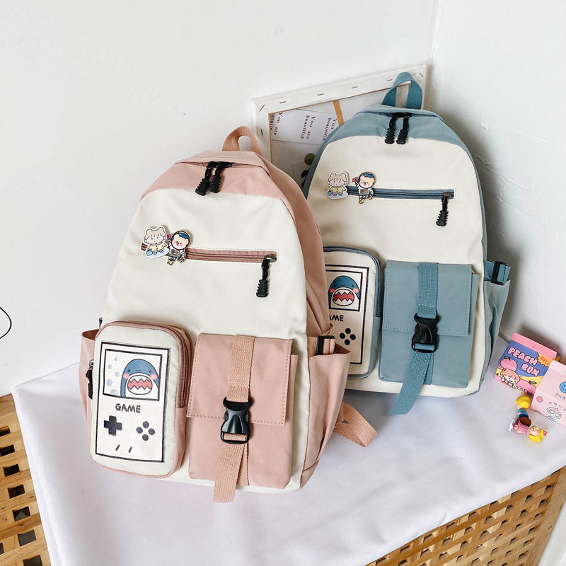 Vintage Game Backpack - Cherry Bomb
