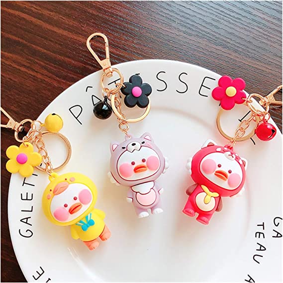 Kawaii Duck Doll Keychain Pendant