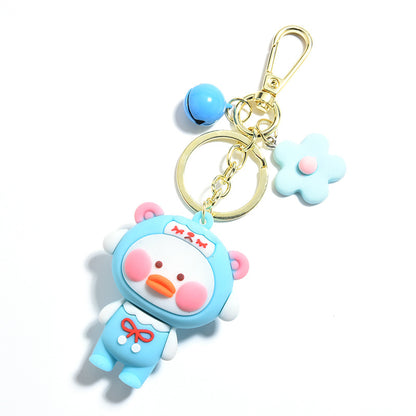 Kawaii Duck Doll Keychain Pendant