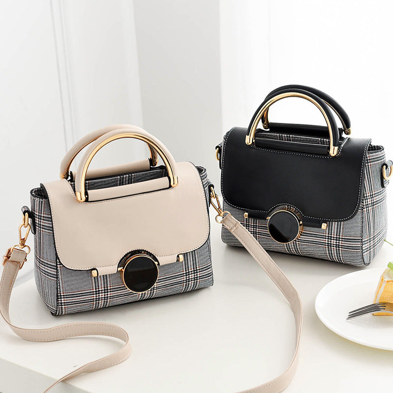 Plaid Fashion Handbag - Cherry Bomb