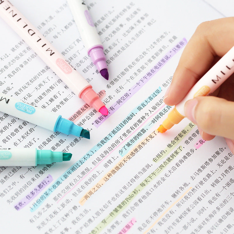Pastel Double Side Highlighters - Cherry Bomb