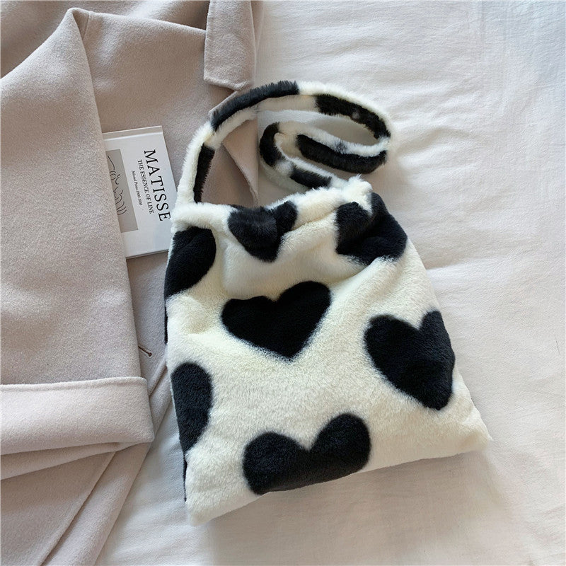Plush Love Shoulder Bags - Cherry Bomb
