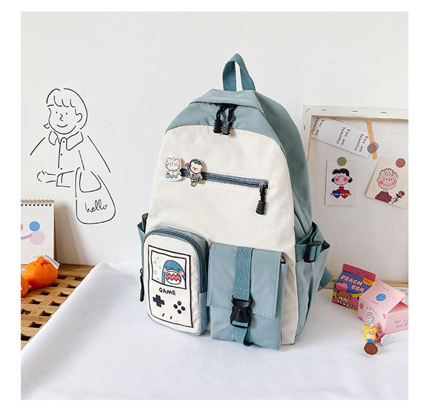 Vintage Game Backpack - Cherry Bomb