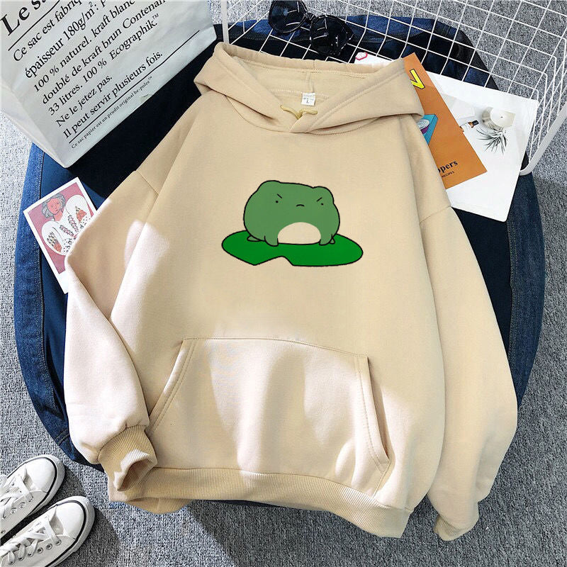 Angry Frog Sweatshirt - Cherry Bomb