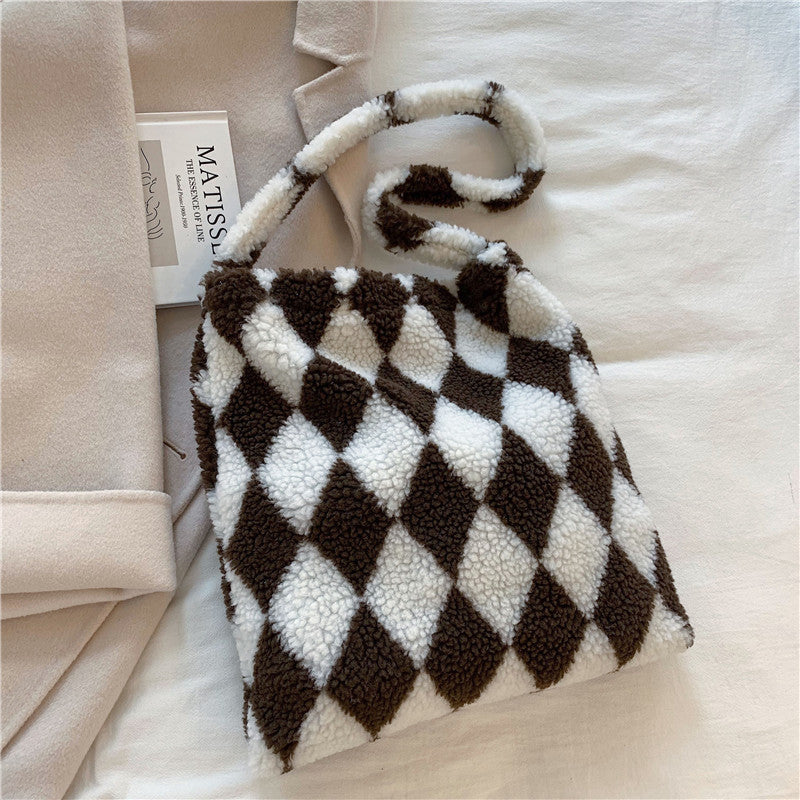 Plush Love Shoulder Bags - Cherry Bomb